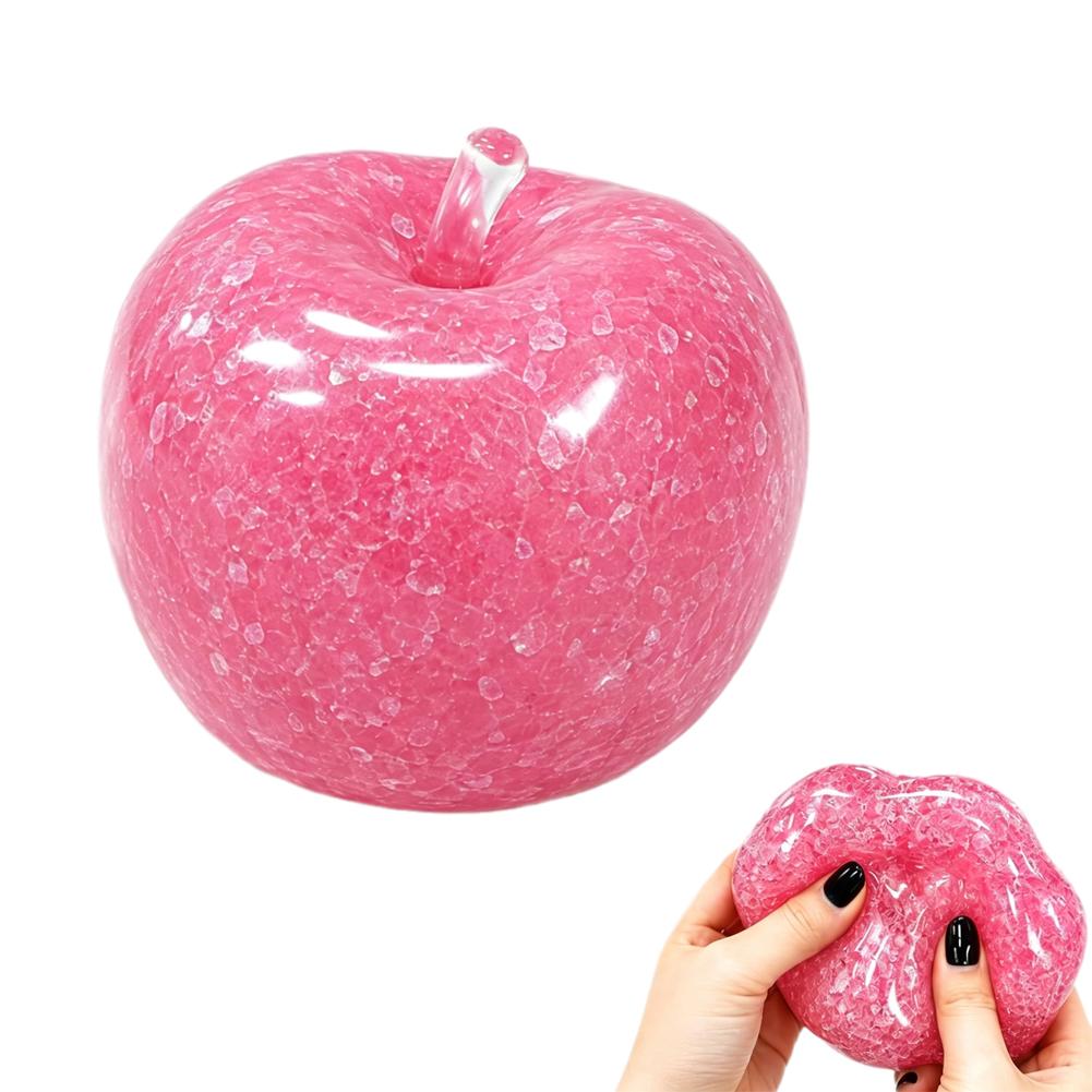 Maltose Apple Squishy Fidget Toys Colorful Stress Relief Ball Vacuum Shapeable Squeeze Toy For Anxiety Relief Desk Decor Gift