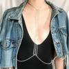 Summer Bikini Rhinestone Body Chain - Sexy Multilayer Nightclub Accessory