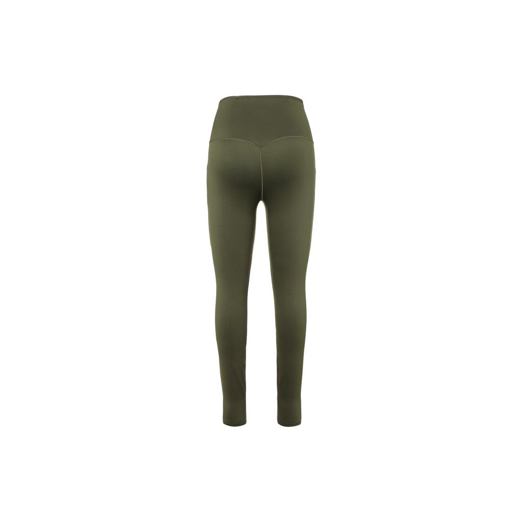 Nike Go FlyEase Serie Einfarbig High-Waist Tasche Fitnesshose Damen Unterteile Khaki-Grün DQ5669-325