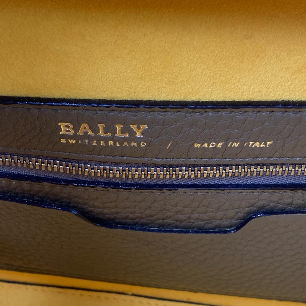 Použitá kabelka BALLY Boston Šedá kůže Dámská
