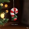 Resin Christmas Tree Hanging Pendant Gingerbread Man Christmas Decoration Xmas Tree Ornament  Xmas