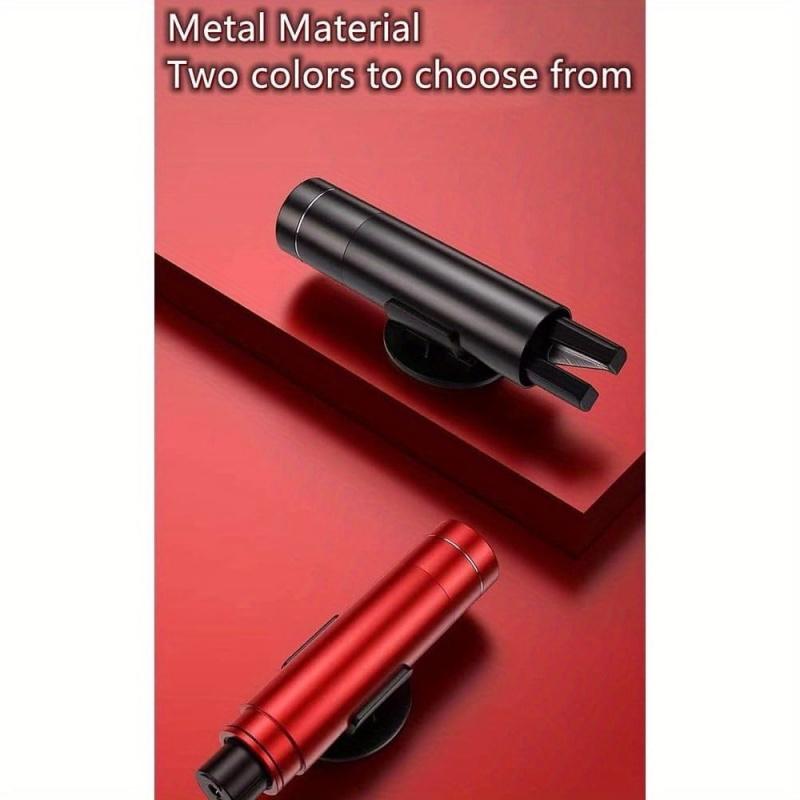 Car Safety Hammer Emergency Escape Tool - Rapid Window Breaker Seatbelt Cutter One Second Car Glass Breaker