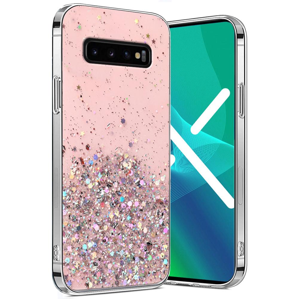 Samsung Galaxy S10 5G Case, Glittery, Pink