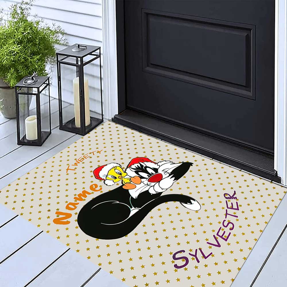 Warnermedia (11) Customize your name rug, office chair cushion, home bedroom living room gift.