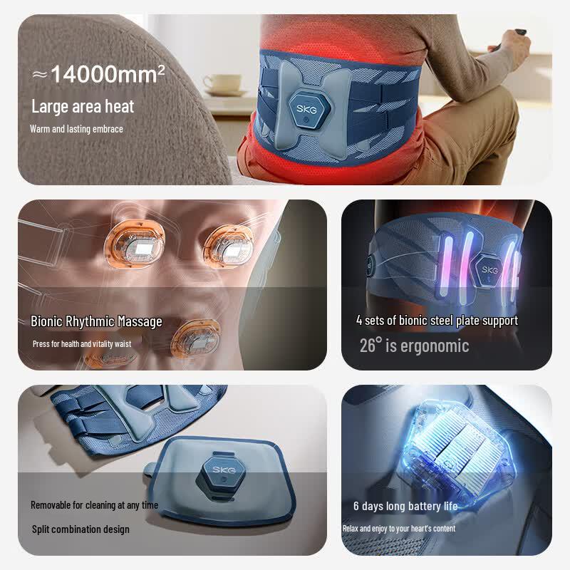 SKG Lumbar Support Massager Q3 CN Plug (adapter Included)