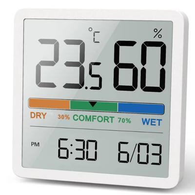 2025 Ny Digital Hem Inomhustemperatur Luftfuktighetsmätare LCD Digital Termometer Hygrometer Sensor Mätare Väderstation