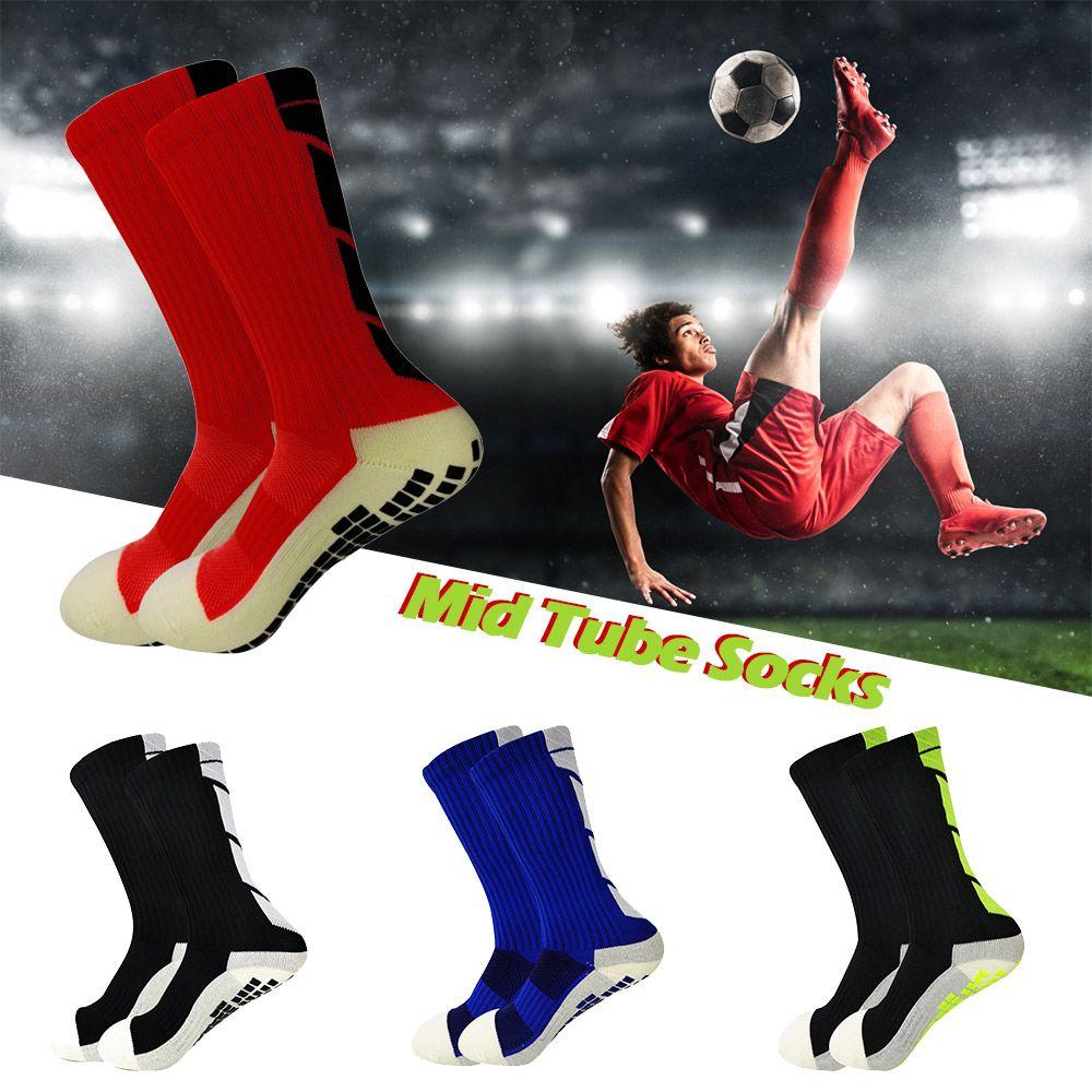 Man Woman Breathable Dispensing Non Slip Football Socks Sports Socks Cycling Socks Medium Tube