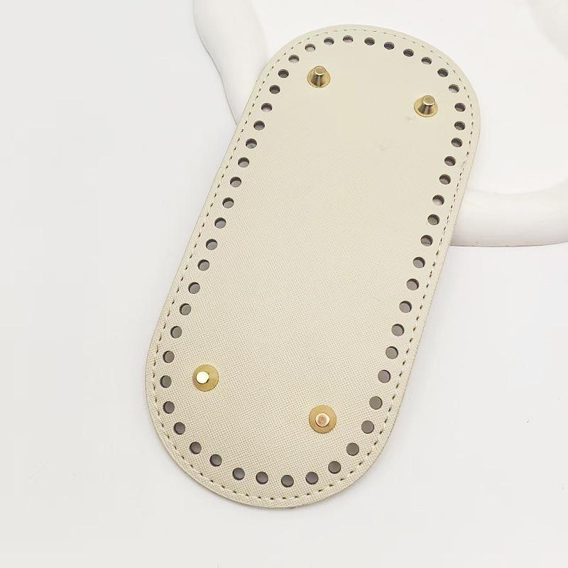 22x10 Oval PU Bag Base: HyunA Woven/Crochet Bucket Bag Bottom, Luggage Hardware Accessory