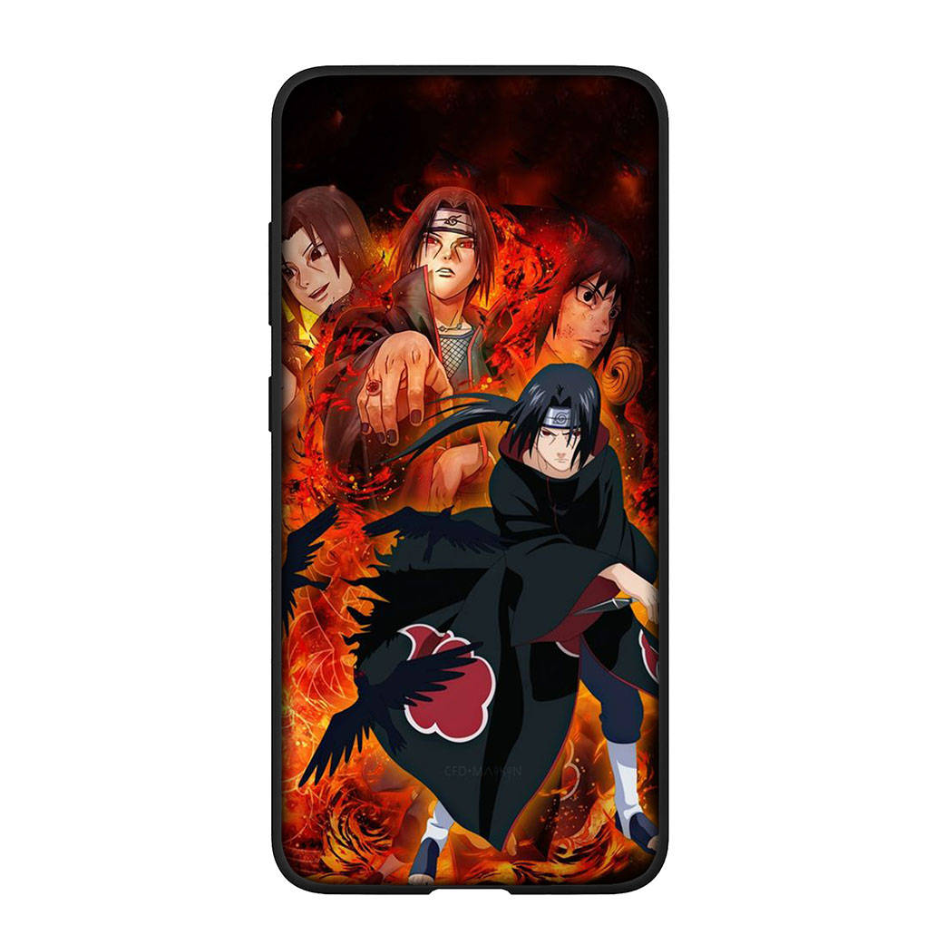 

Чехол для телефона Samsung Galaxy S25 S24 S23 iPhone 16 15 Xiaomi Redmi Note 14 13 12 16E 11 Pro Max XR OPPO Moto Pain аниме Итачи Акацуки Наруто чехол for Samsung Galaxy Note 10 Lite аэро