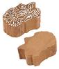 IBA Indianbeautifulart Textile Printing Block Floral Hand Carved Wooden Stamp Wood Block Printing Textile Stamp For Fabric   Pottery Blocks- 2.5