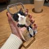 Cute Cat Clear Phone Case For IPhone 17 Air 16 15 14 13 Cases 15 16 Pro Max 17 Air 12 11 14 Plus 16promax Fundas Soft TPU Cover
