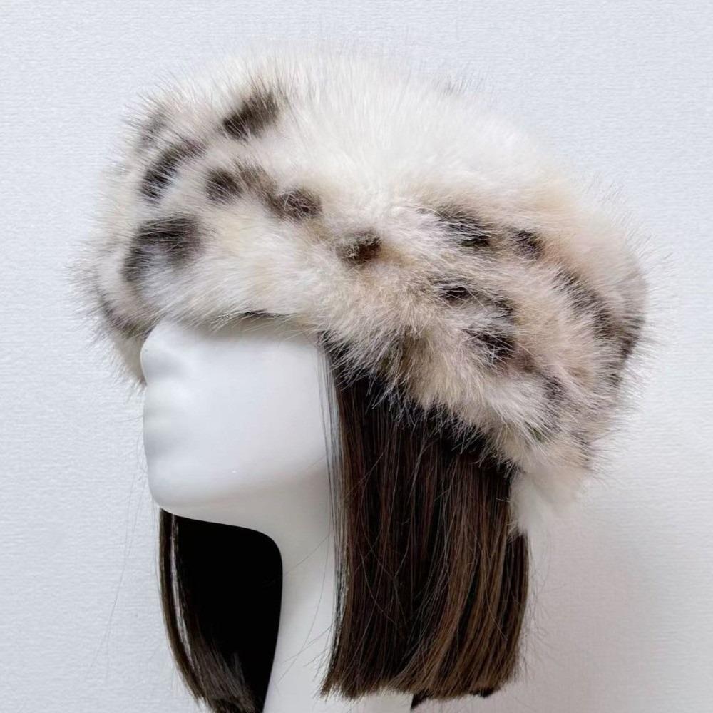 Imitation Fox Fur Furry Hairband Thick Fake Fur Hat Soft Keepwarm Headband Winter