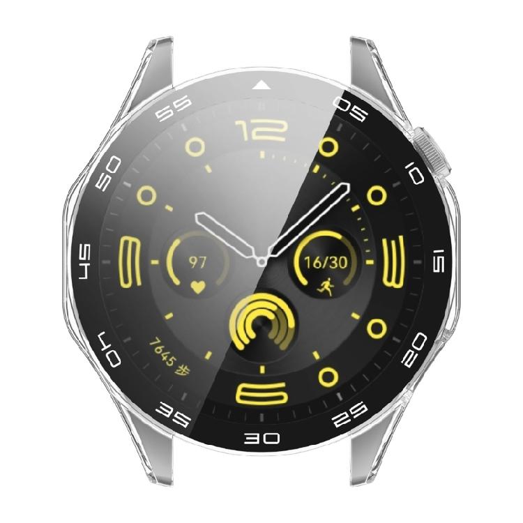 Smartwatch Tempered Glass Protector Cover for Watch GT4 46mm Case Bumper Shells