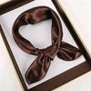 Silk Scarf Soft Breathable Smooth Satin Square Scarf Sun Protection Headscarf Headband Neck Wrap Lightweight Fashion Accessory