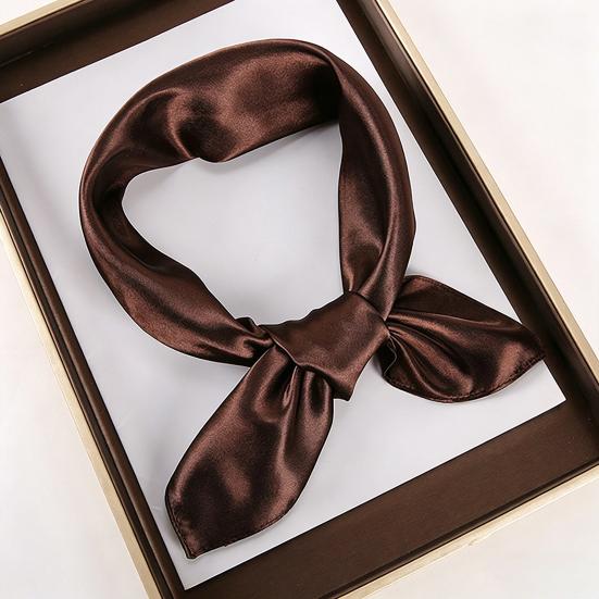 Silk Scarf Soft Breathable Smooth Satin Square Scarf Sun Protection Headscarf Headband Neck Wrap Lightweight Fashion Accessory