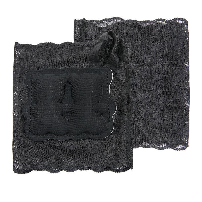 

Summer Lace Toe Separator Slippers: Humanoid Sponge Foot Pad, Pressure Relief, Anti-Slip Invisible Half-Sole One Size