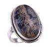 Natural Pietersite Gemstone Handmade 925 Solid Sterling Silver Ring Size 8 J9E01