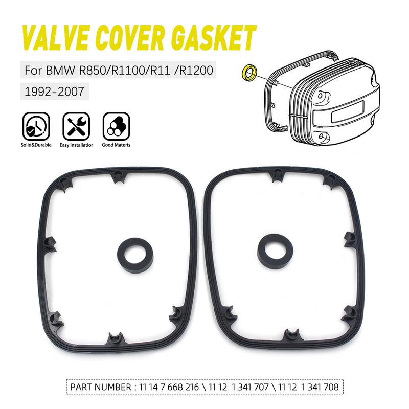 Engine Valve Cover Gasket Set For BMW Oilhead 11 14 7 668 216 11 12 1 341 708 R850GS R1100GS R1150GS R1200CL