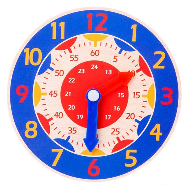 Montessori Children's Clock Toys Cognitive Digital Time Fun Learning Games Clocks Early Learning Educational Toys for Children