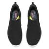 Skechers Slip-Ins Comfortable Walking Shoes Easy On And Off Lightweight Breathable Low Top Casual Shoes Men Sneaker Black White 211085-BLK