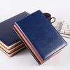 Simple Business School Notebook Stationery Paperback A5 Notepad B5 PU Faux Leather Customized Logo Locking Adhesive