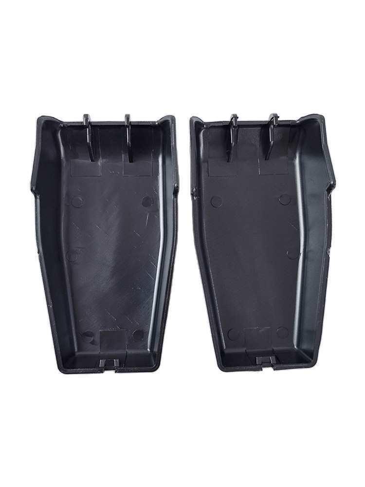 Wrangler JK Tailgate Glass Hinge Cover: Rear Door Windshield Decorative Plastic Shell