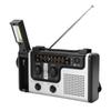 AM FM SW Portable Hand Crank Radio 1200mAh Emergency Solar Power Pocket Radio with Full Band Speaker Cell Phone Charger