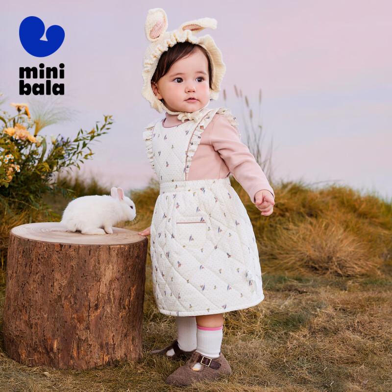 Mini Balabala Toddler Girls Floral Cotton Sleeveless Dress 120