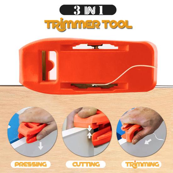 Edge Banding Trimmer Sturdy Structure Easy to Use Compact Design Portable Wood Chamfering Fillet Scraper Woodworking Tool