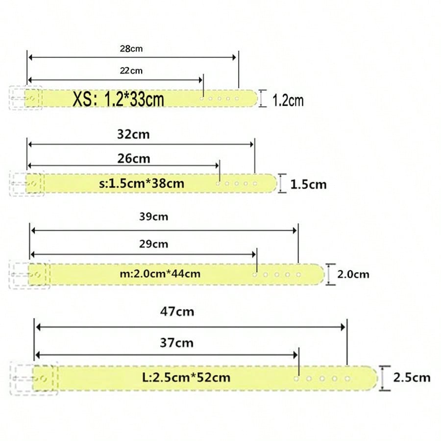 Adjustable Leather Pet Dog Collar Neck Strap Supplies PU Leather Punk Rivet Spiked Dog Collar Pet Collars for Small Dog Cat