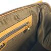 FENDI vintage Zucca logo Box-shaped bag Hand Bag Canvas/Leather Brown