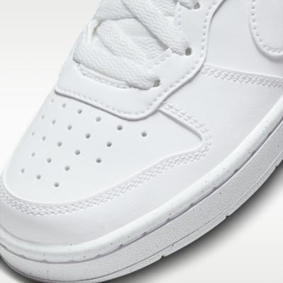 Nike Court Borough Low Recraft Triple White (GS)