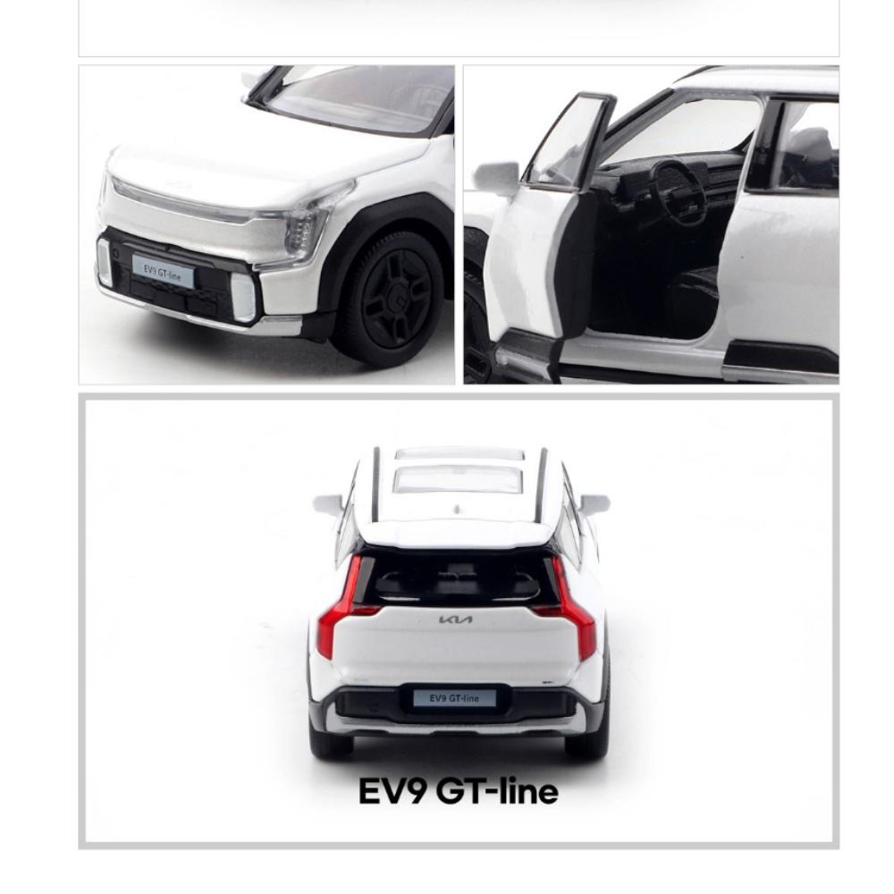 Welly 1:38 Kia EV9 Fullback, Blu/Bianco Diecast, MiniCar