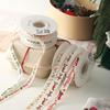 1.5cm Christmas Ribbon for Gift Boxes, Cake Decorations, Flowers, Bows, and DIY Projects