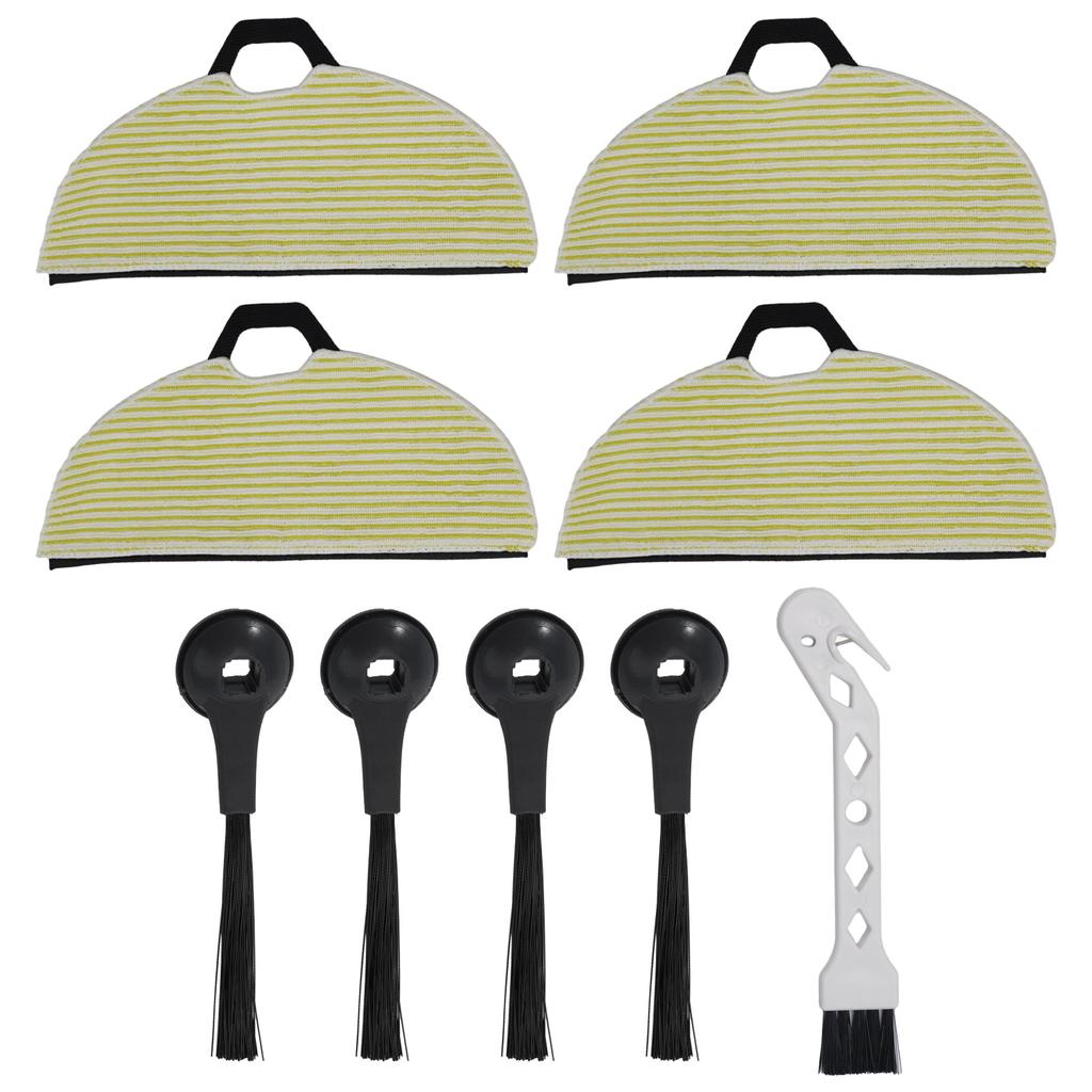 Microfiber Pad Rags With Side Brush For Shark AV2610WA RV2610WA RV2620WD RV240  Vacuum Cleaner Replacement For Floor Cleaning