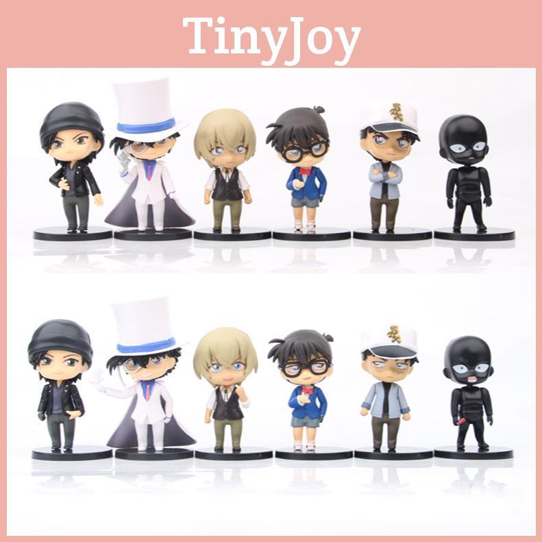 Detective Conan And Kid The Phantom Thief Pvc Models With Assembly For Office Decor And Gift Giving