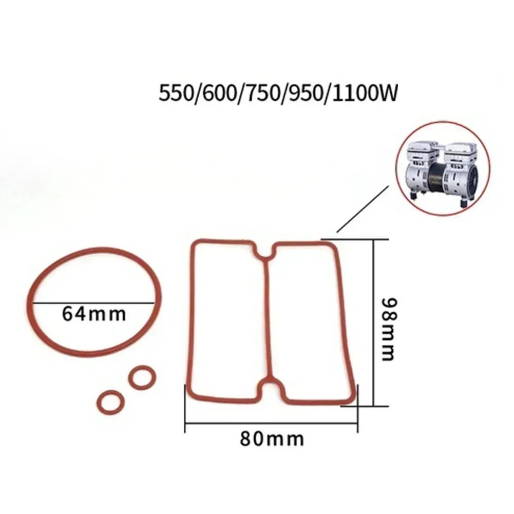 8Pcs Nitrile Rubber Sealing Ring 550/750/950/1100/1500W Air Compressor Gasket For Oil Free Air Compressor Cylinder Head