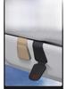 Leather Car Sun Visor Sunglasses & Card Holder with Coin Clip