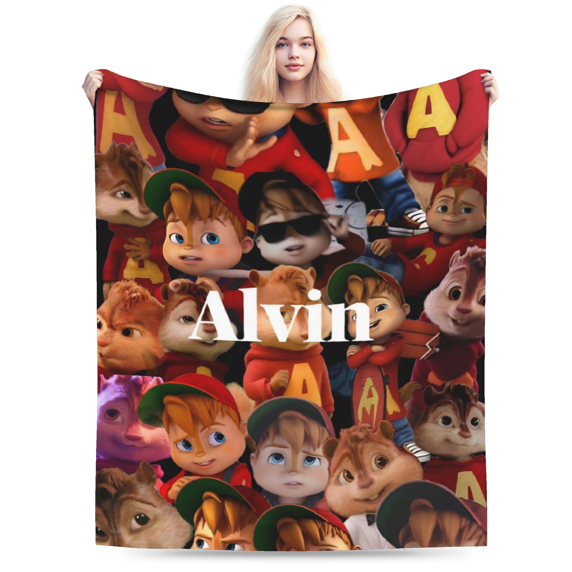 

Alvin and the Chipmunks Accessories Blanket Lightweight Thin Flannel Throw Blanket Cozy Quilt 75cmx90cm