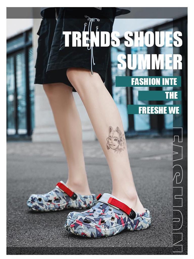 2024 Herren Trendige Streetart Sportsandalen: Coole, modische Sommer-Outdoor-Bekleidung
