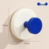 Strong Adhesive No-Drill Suction Cup Hook for Towel and Clothes Storage Behind Doors