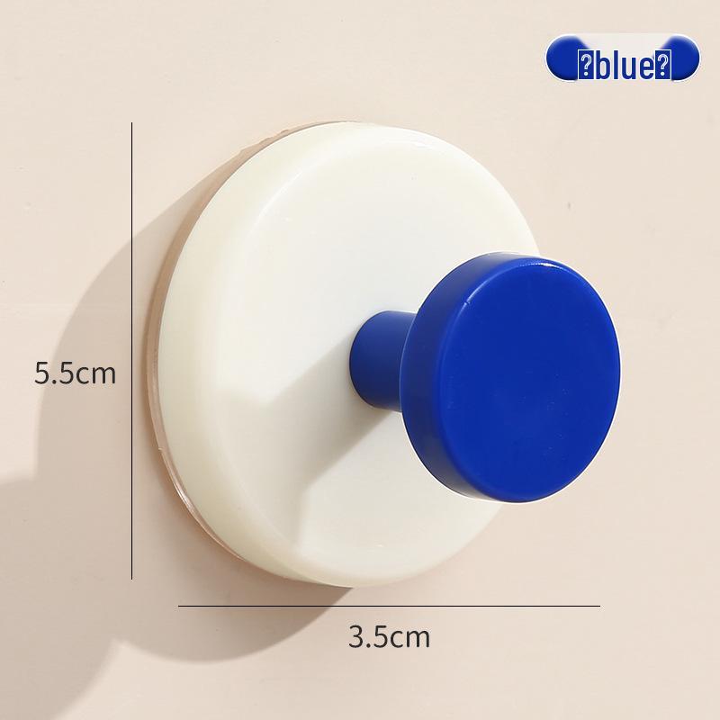 Strong Adhesive No-Drill Suction Cup Hook for Towel and Clothes Storage Behind Doors