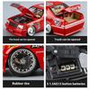 1/24 Mercedes Benz S W140 320SEL Modifizierte Version Legierung Rennwagen Diecast Modell Ton & Licht Spielzeug Computer Desktop Ornamente