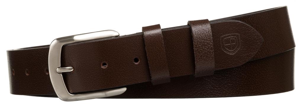 PTN LTP-TWT-95-9937 Brown Wide Leather Belt