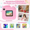 Instant Camera Children, 1080P HD Children's Camera with 32GB Card, 48MP Selfie Children's Camera, Children's Toy, Unicorn Gifts from 3-12 Years