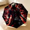 Devil May Cry 8 Ribs 3Fold Black Glue Uv Protection Umbrella Sun Protection Rainproof Compact Folding Umbrella For Travel Daily Use C924349