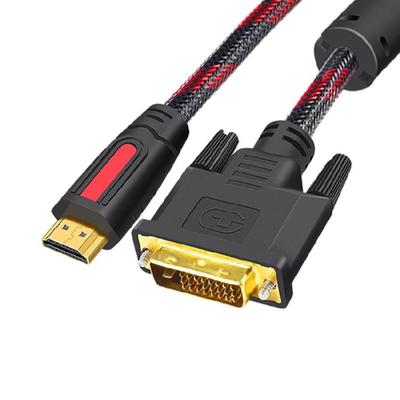 HDTV-compatible DVI Converter Cable HD4K Digital Video Cable Double Shielded For Home Entertainment