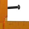 4pcs Carbon Steel Grade 10.9 Hex Socket Reverse Black Hex Bolt Left Hand Thread Screw