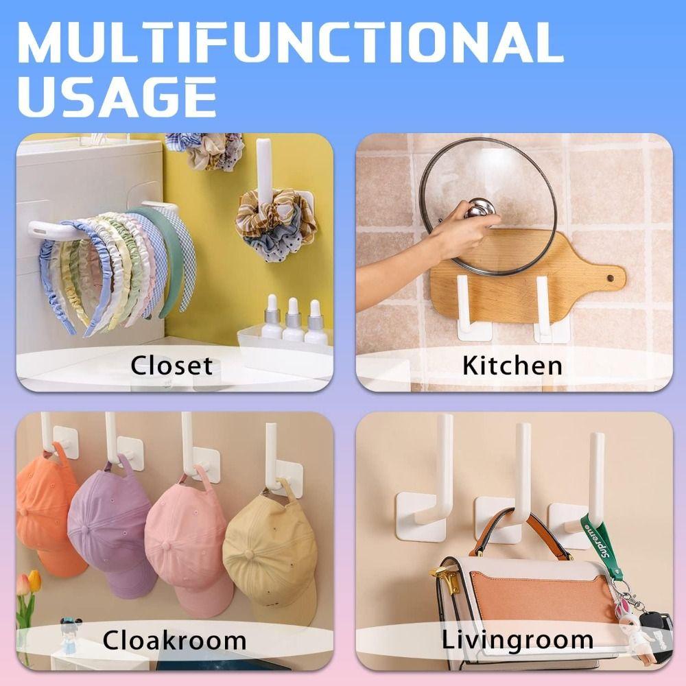 Storage Organizer Tissue Holder No Drilling Baseball Hat Hangers  for Door Closet