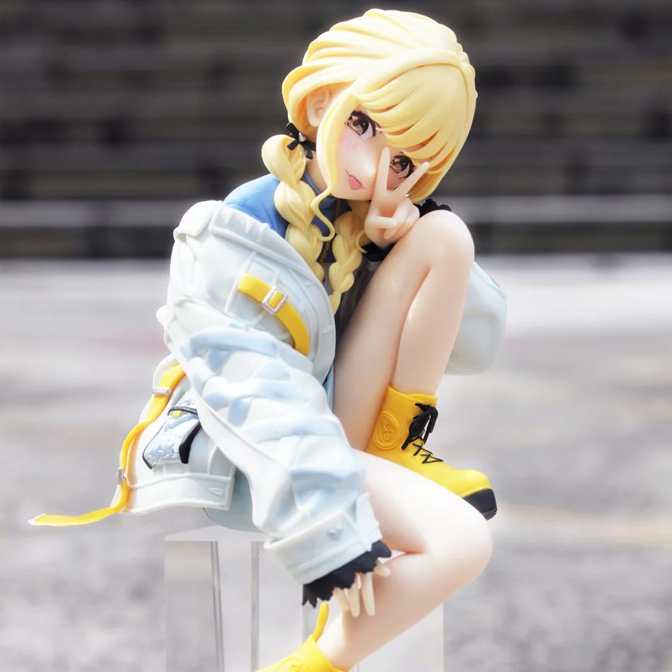 17cm Kotone Fujita Anime Cute And Beautiful Girl Figure School Idol Master Desktop Decoration Birthday Gifts children's Gifts